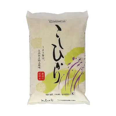 Shirakiku Rice Koshihikari 15lb