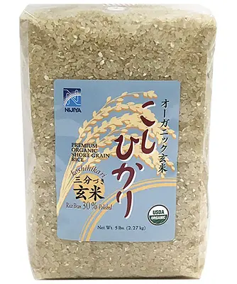 Nijiya Organic Rice Koshihikari 30% 5lb