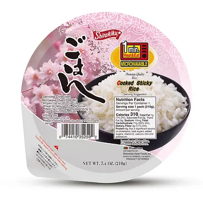 Shirakiku Cooked Rice Mukin 1p