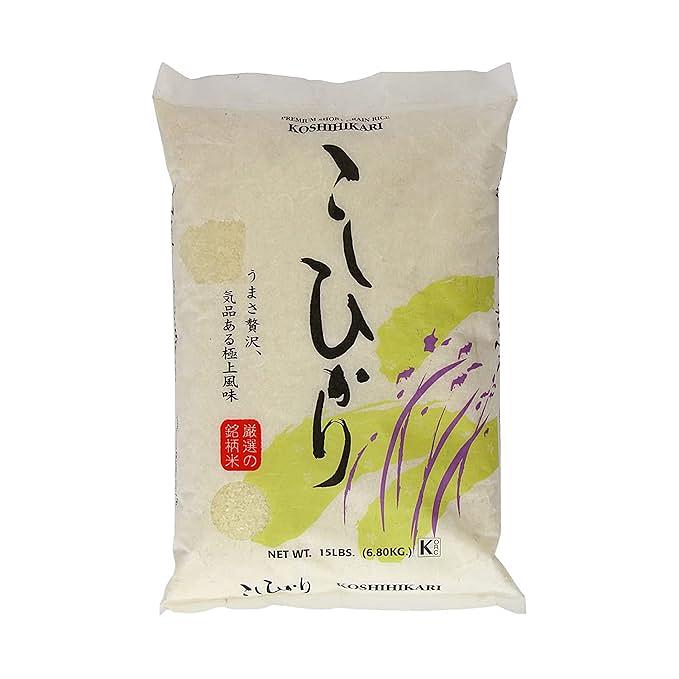 Shirakiku Rice Koshihikari 15lb