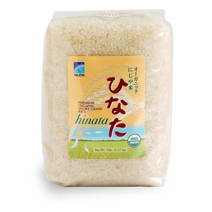 Nijiya Organic Rice Hinata White 5lb