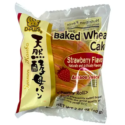 D-Plus Tennen Kobo Sweet Bread Strawberry